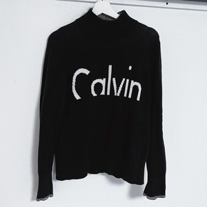 Calvin Klein Turtleneck Black Sweater
